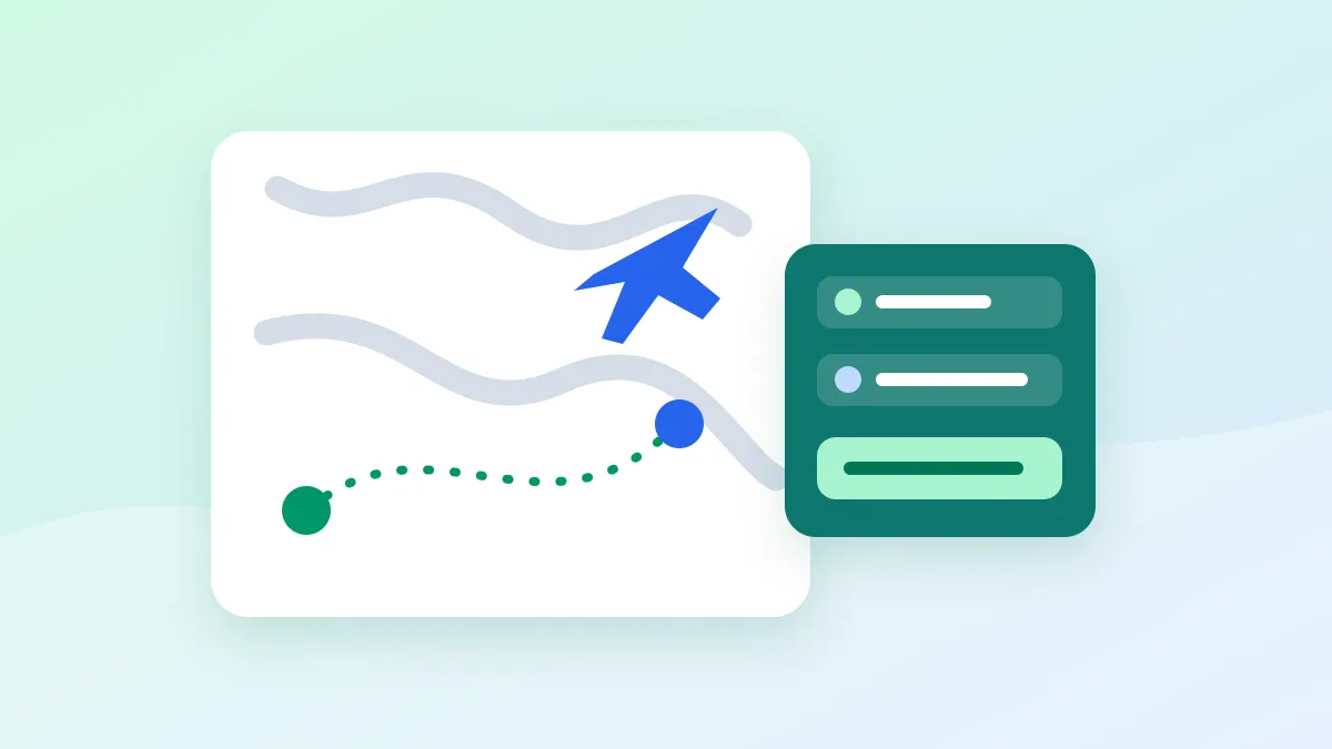 A trip route and shared expenses